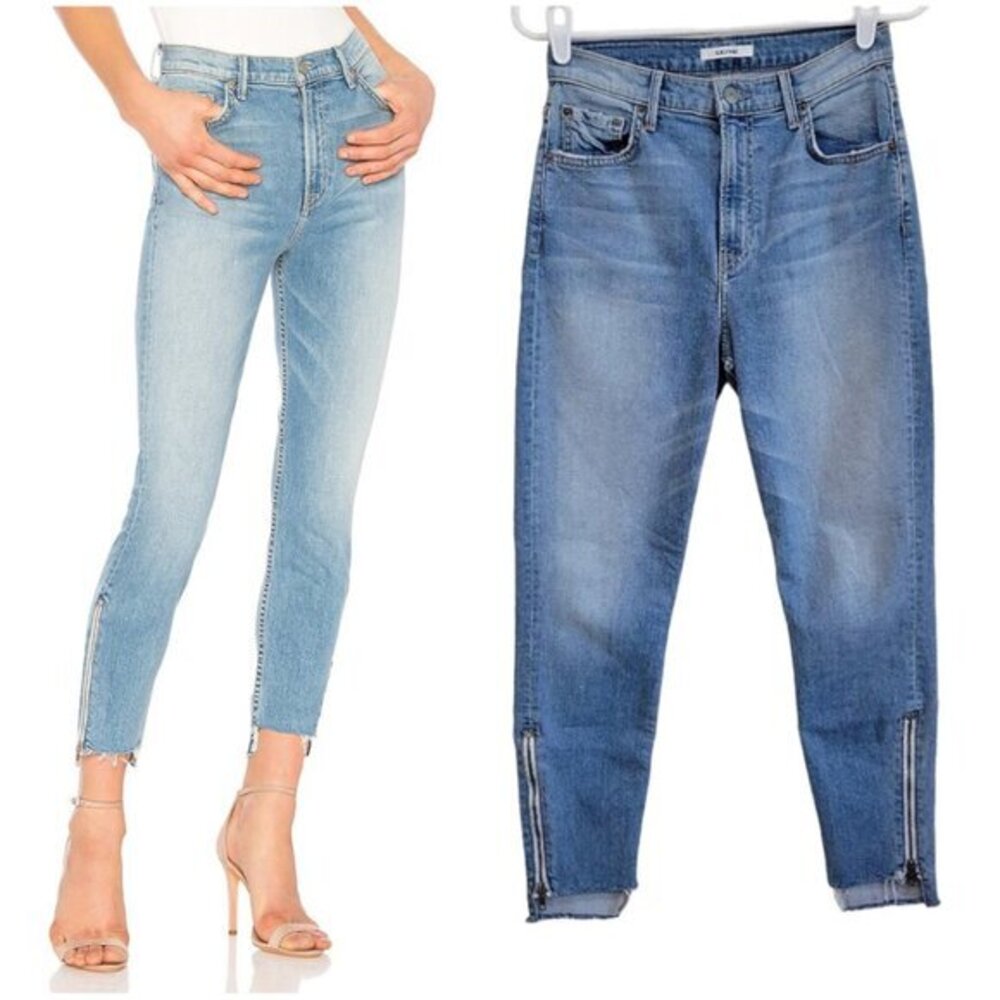 GRLFRND Kendall Women's Super Stretch High Rise Skinny Jeans Ankle‎ Zip Size 28